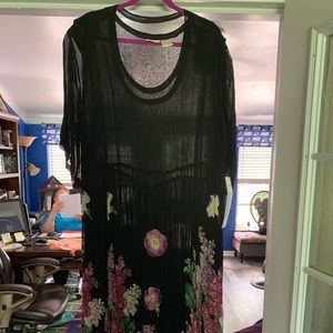 NWT ROAMANS Dress crinkle material